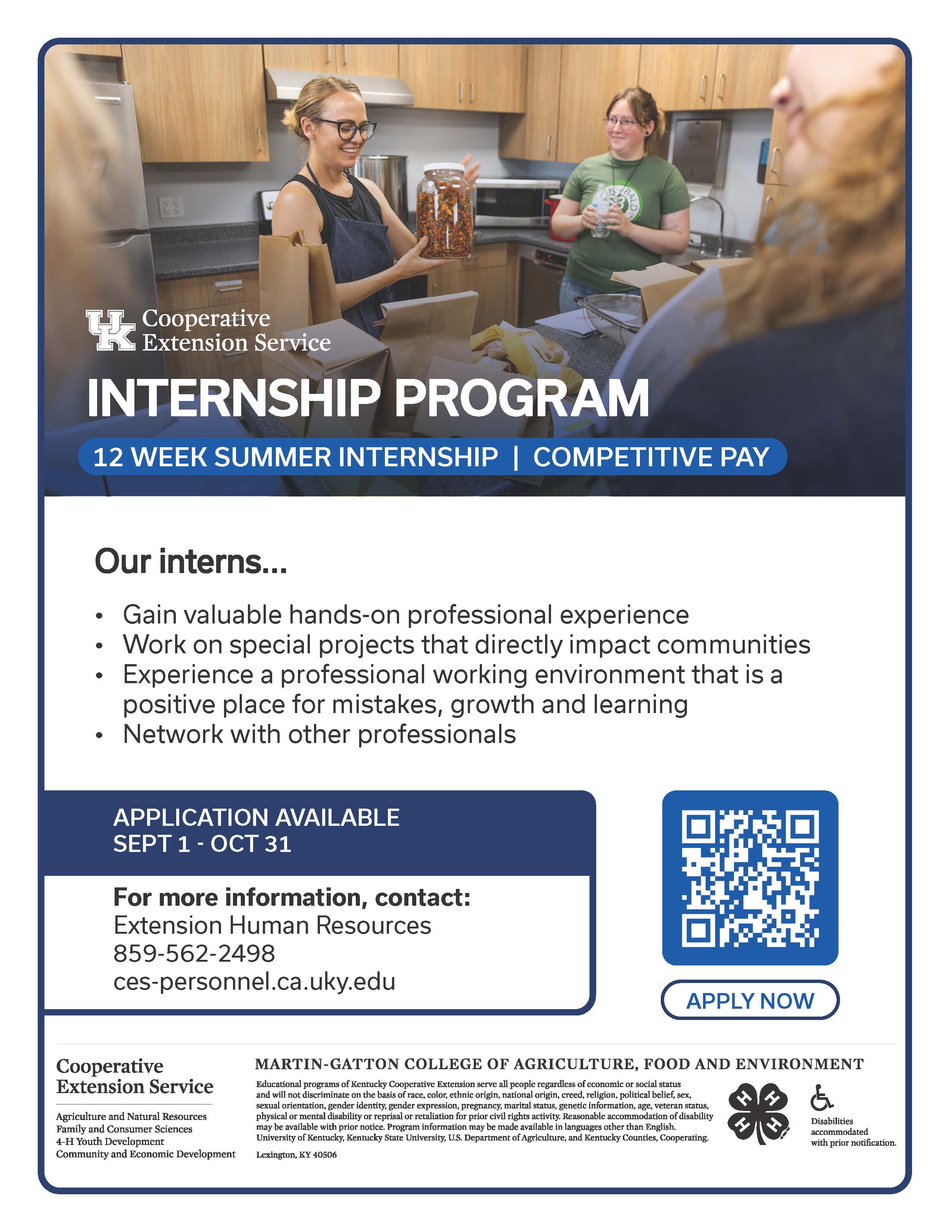 2023 Internship Flyer