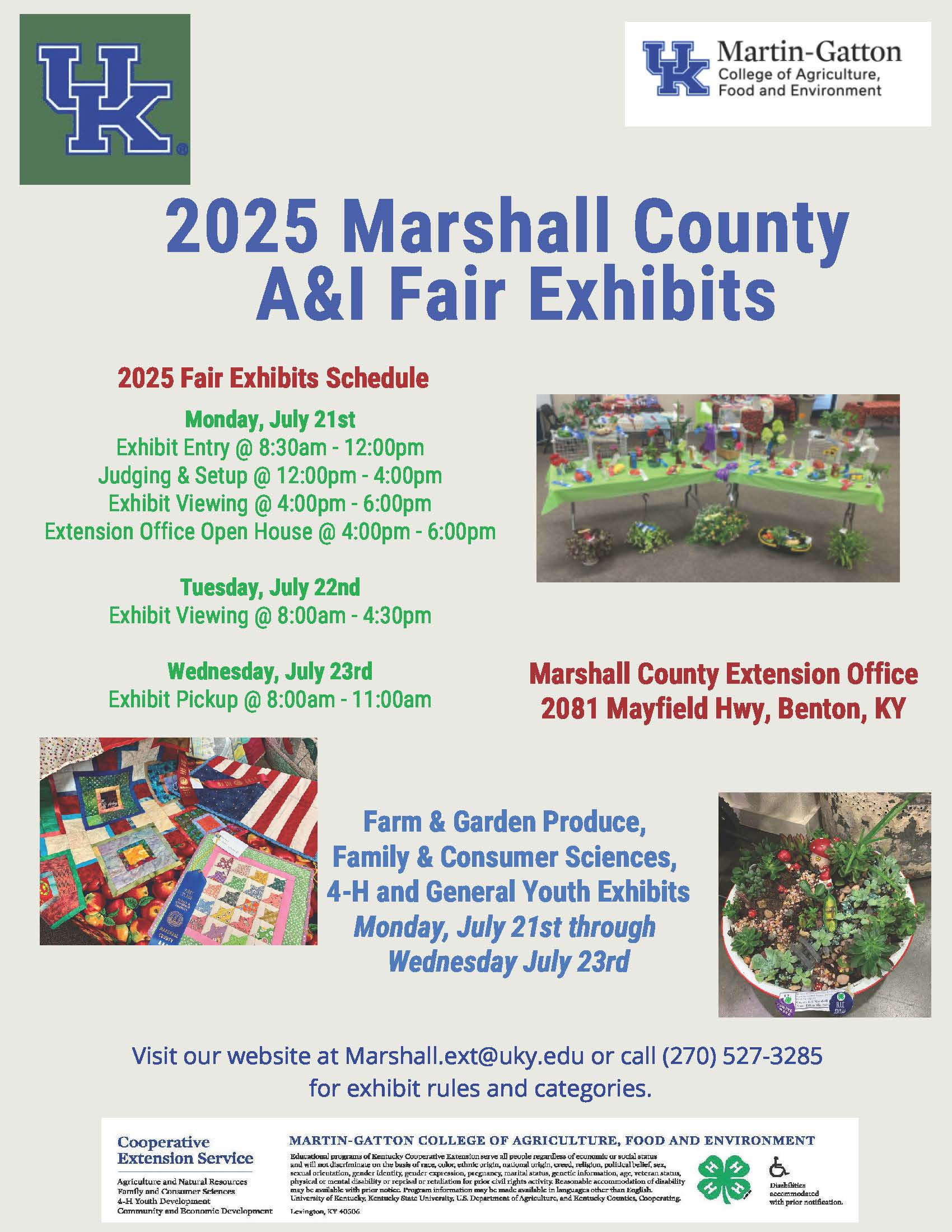 Marshall County A&I Fair 2025