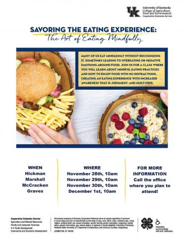 flyer for mindful eating
